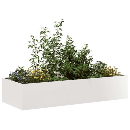 Plantekasse 200x80x40 cm rustfrit stål