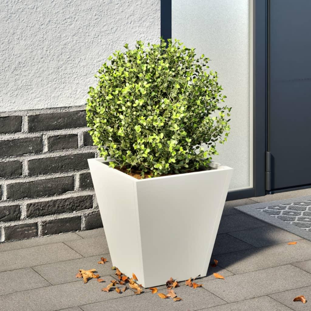 Plantekasse 30x30x30 cm stål hvid Plantekasse 30x30x30 cm stål hvid