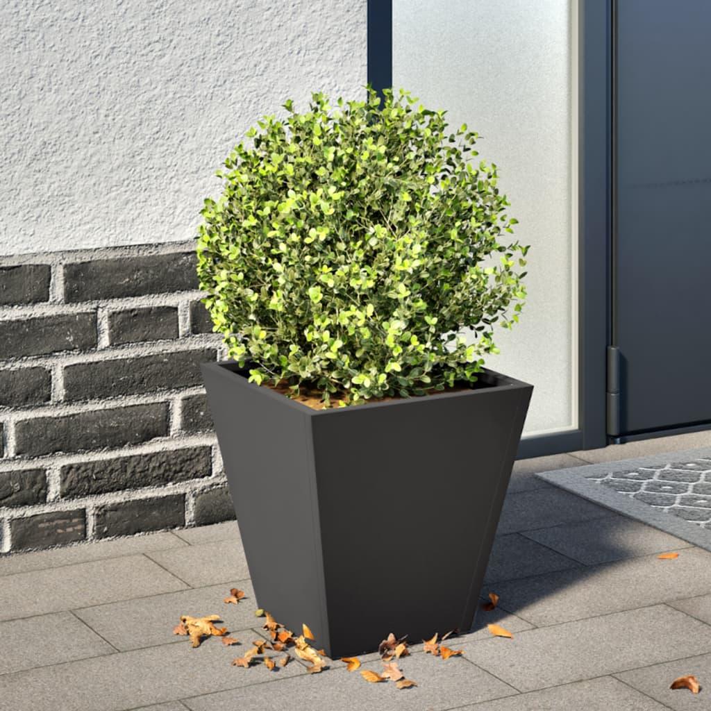 Plantekasse 30x30x30 cm stål sort Plantekasse 30x30x30 cm stål sort