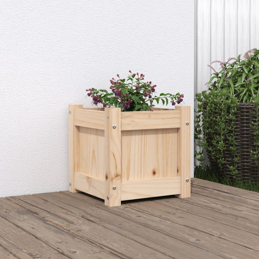 Plantekasse 31x31x31 cm massivt fyrretræ Plantekasse 31x31x31 cm massivt fyrretræ