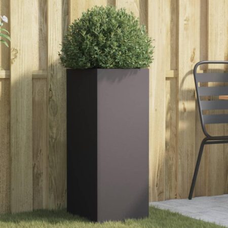 Plantekasse 32x29x75 cm stål sort