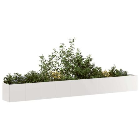 Plantekasse 360x40x40 cm rustfrit stål