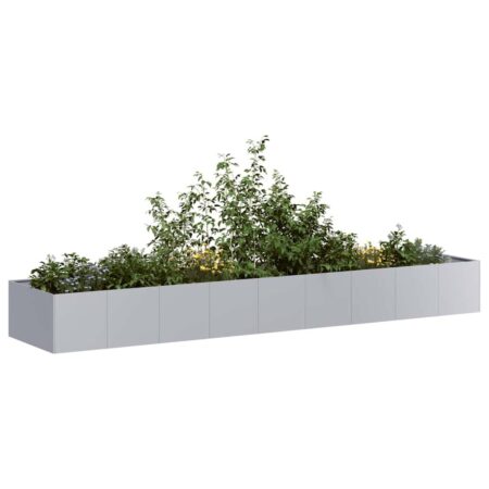 Plantekasse 360x80x40 cm galvaniseret stål