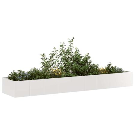 Plantekasse 360x80x40 cm rustfrit stål