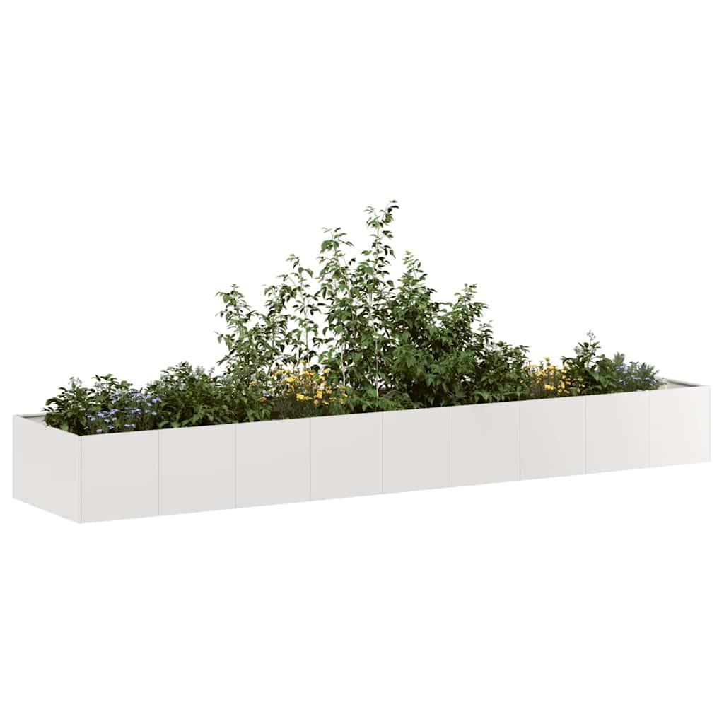 Plantekasse 360x80x40 cm rustfrit stål Plantekasse 360x80x40 cm rustfrit stål