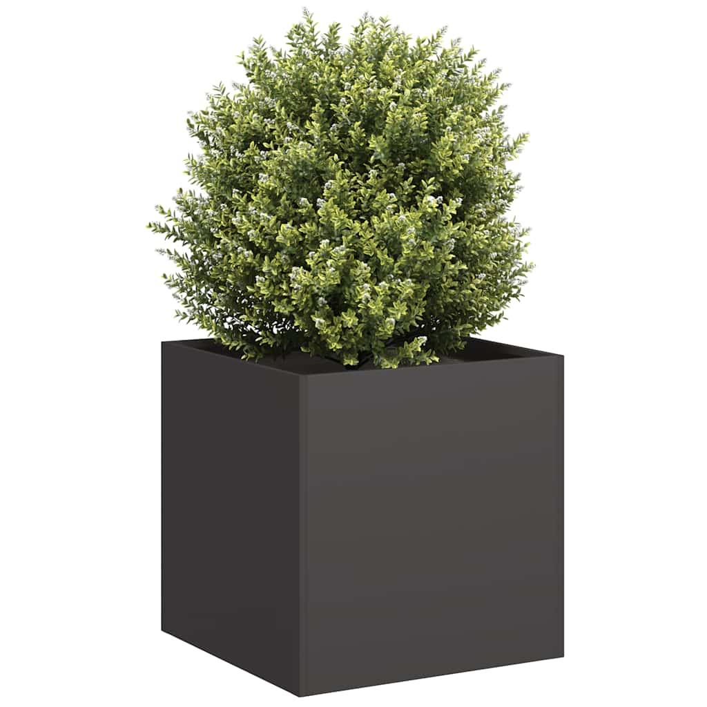 Plantekasse 40x40x40 cm koldvalset stål sort Plantekasse 40x40x40 cm koldvalset stål sort