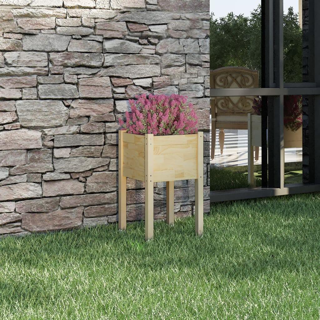 Plantekasse 40x40x70 cm massivt fyrretræ Plantekasse 40x40x70 cm massivt fyrretræ