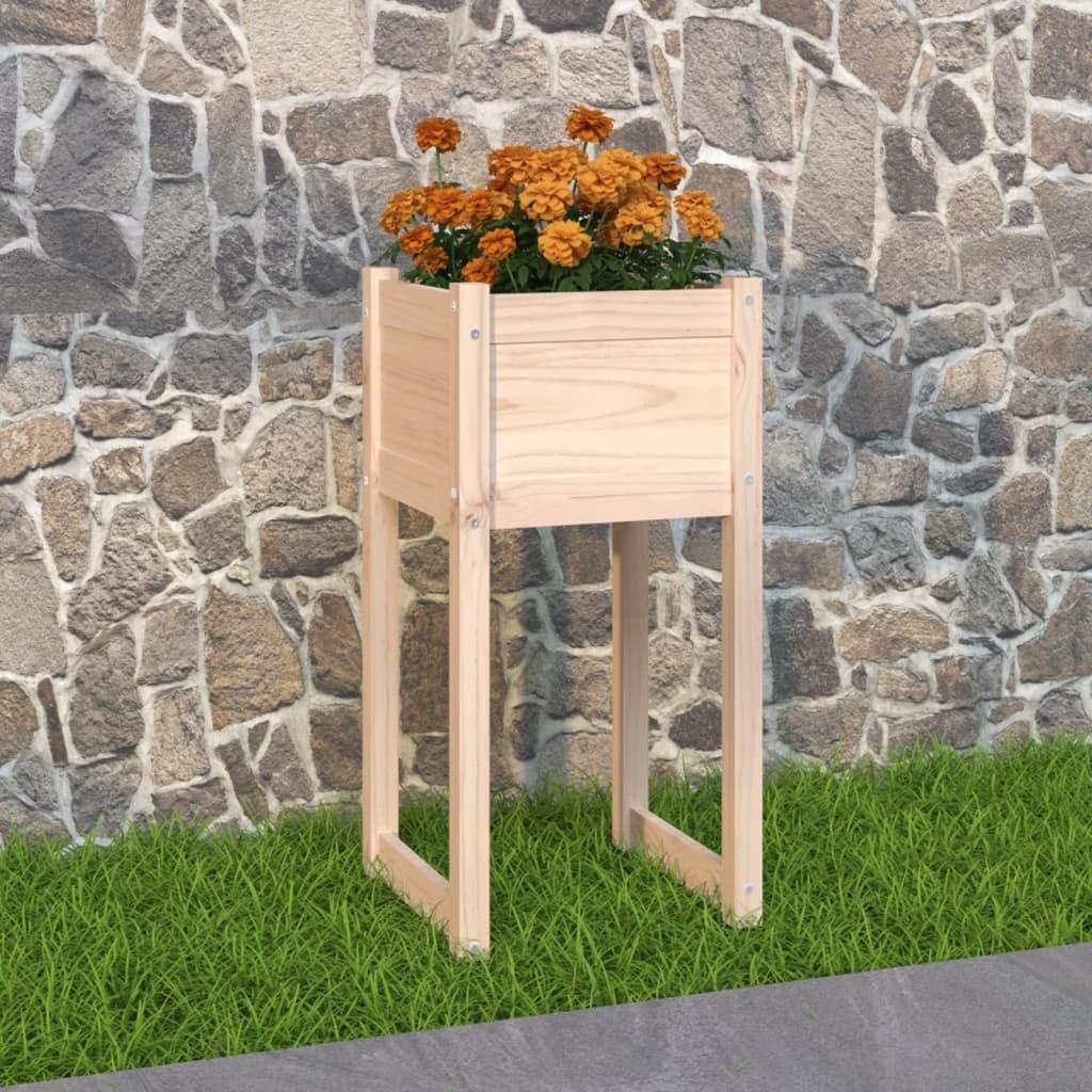 Plantekasse 40x40x81 cm massivt fyrretræ Plantekasse 40x40x81 cm massivt fyrretræ