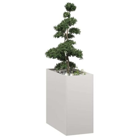 Plantekasse 40x80x80 cm rustfrit stål