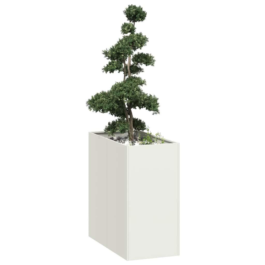 Plantekasse 40x80x80 cm stål hvid Plantekasse 40x80x80 cm stål hvid