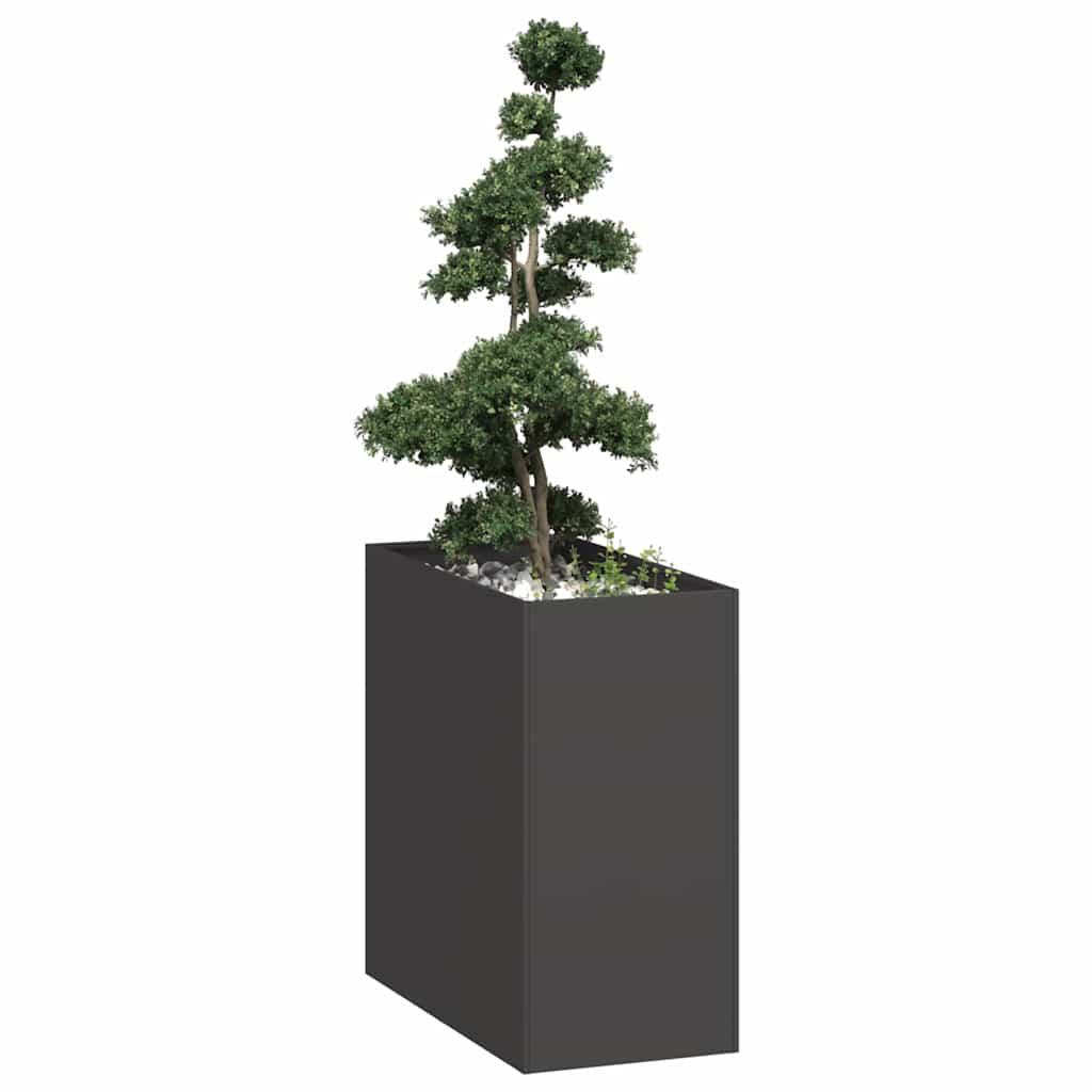 Plantekasse 40x80x80 cm stål sort Plantekasse 40x80x80 cm stål sort