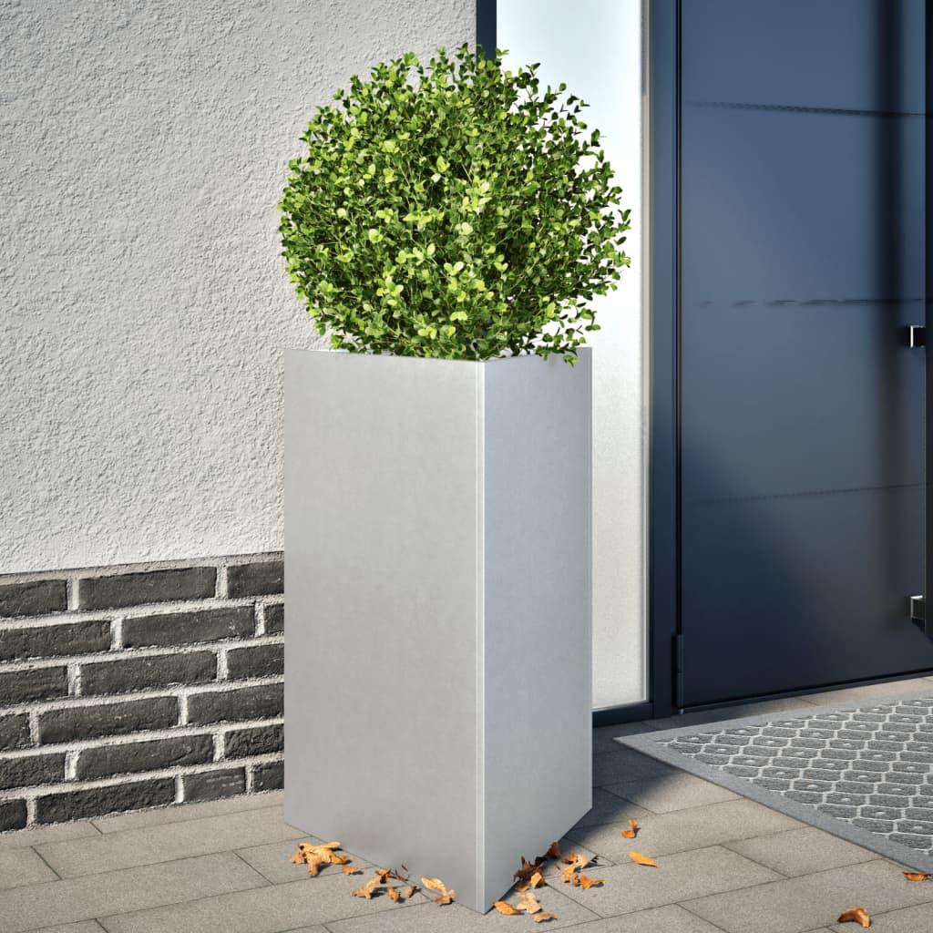 Plantekasse 50x43x75 cm trekantet galvaniseret stål Plantekasse 50x43x75 cm trekantet galvaniseret stål