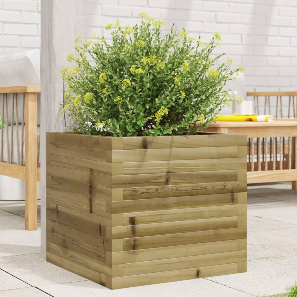 Plantekasse 50x50x45,5 cm imprægneret fyrretræ Plantekasse 50x50x45,5 cm imprægneret fyrretræ