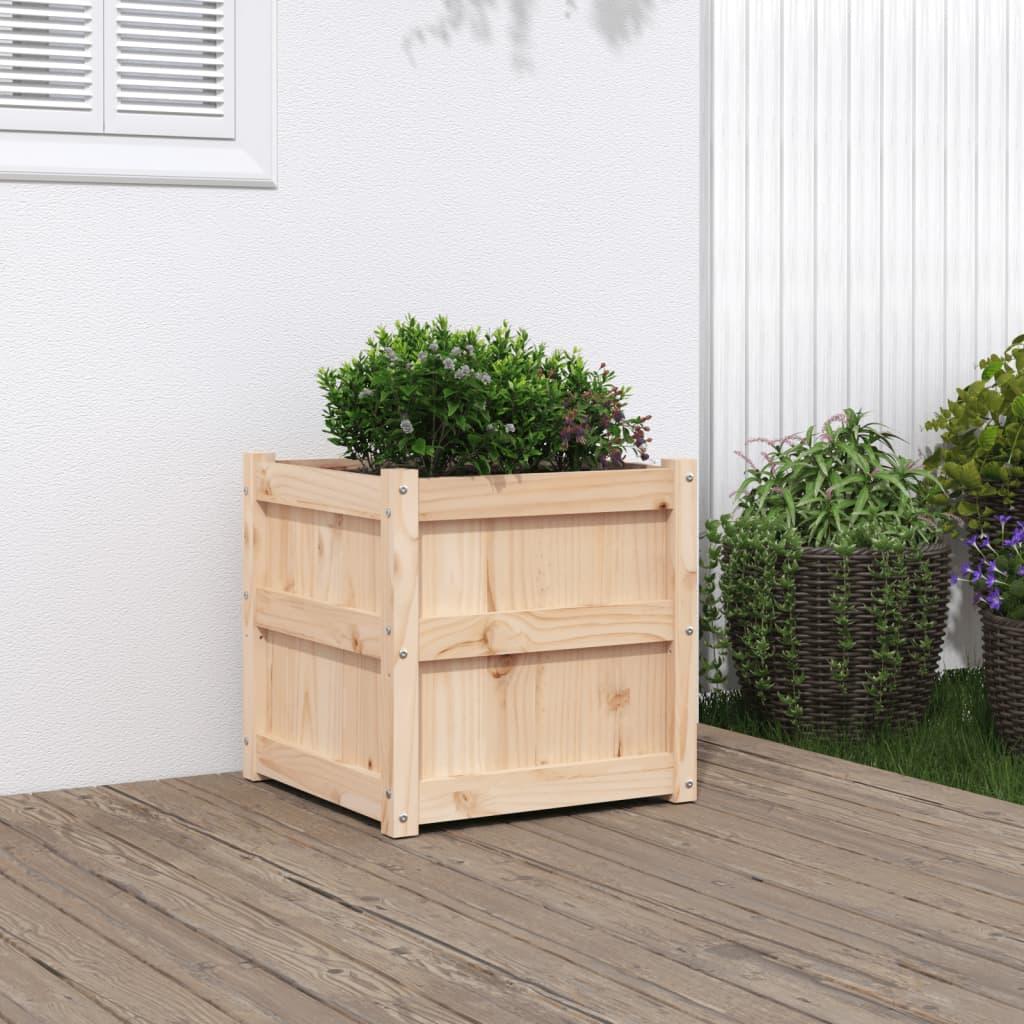 Plantekasse 50x50x50 cm massivt fyrretræ Plantekasse 50x50x50 cm massivt fyrretræ