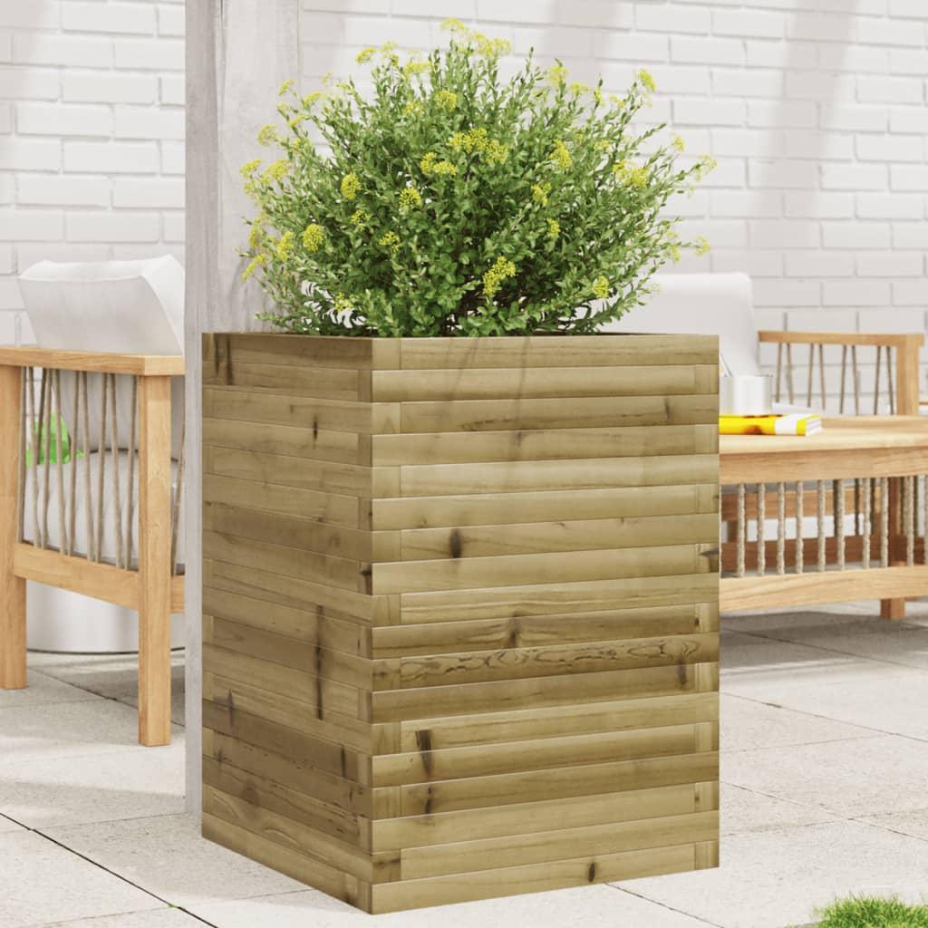 Plantekasse 50x50x68,5 cm imprægneret fyrretræ Plantekasse 50x50x68,5 cm imprægneret fyrretræ