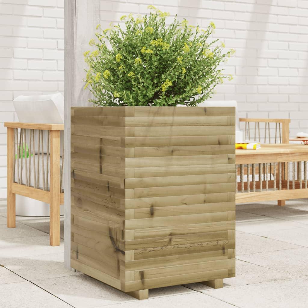 Plantekasse 50x50x72 cm imprægneret fyrretræ Plantekasse 50x50x72 cm imprægneret fyrretræ