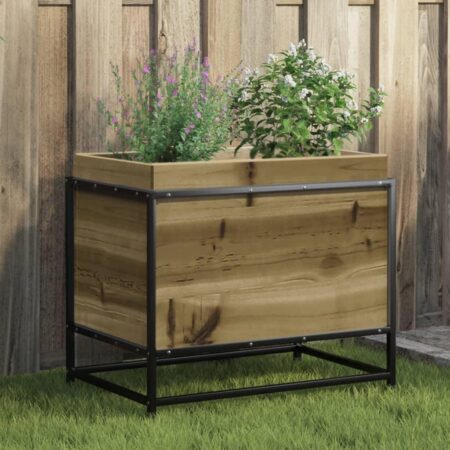 Plantekasse 60x40x50 cm imprægneret fyrretræ