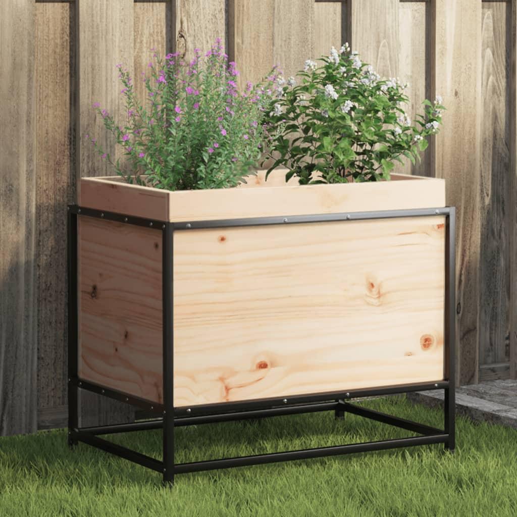 Plantekasse 60x40x50 cm massivt fyrretræ Plantekasse 60x40x50 cm massivt fyrretræ