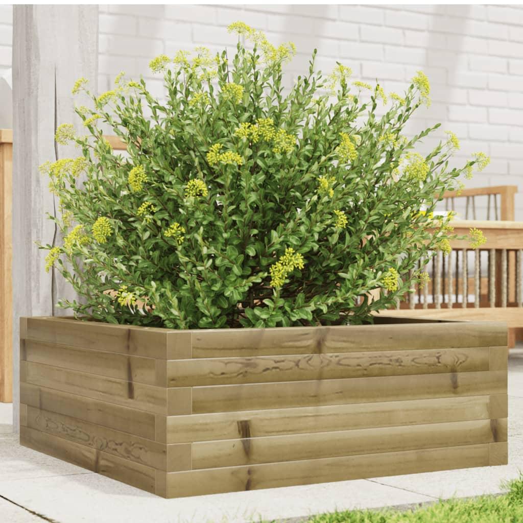 Plantekasse 60x60x23 cm imprægneret fyrretræ Plantekasse 60x60x23 cm imprægneret fyrretræ