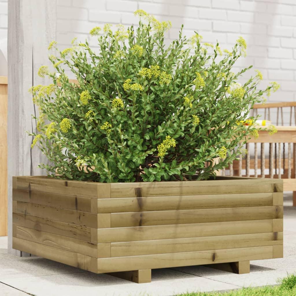 Plantekasse 60x60x26,5 cm imprægneret fyrretræ Plantekasse 60x60x26,5 cm imprægneret fyrretræ