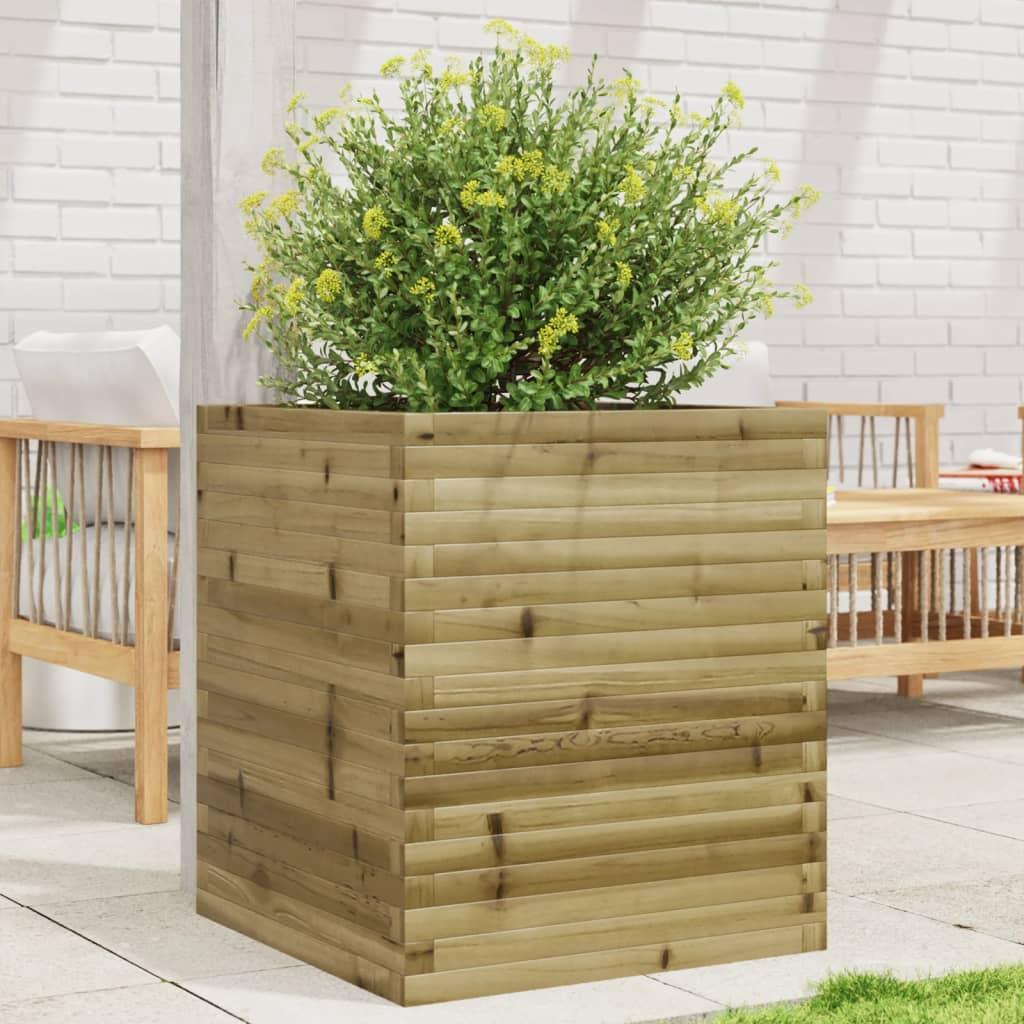 Plantekasse 60x60x68,5 cm imprægneret fyrretræ Plantekasse 60x60x68,5 cm imprægneret fyrretræ