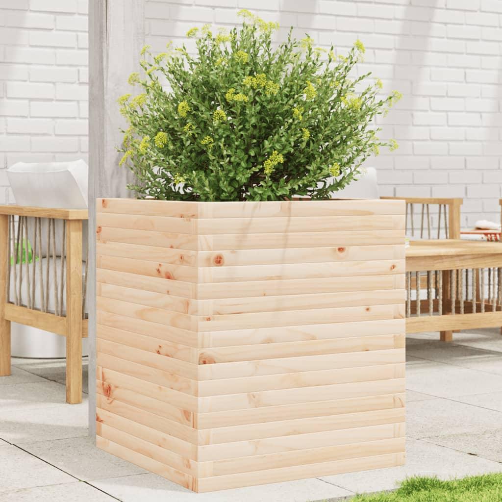 Plantekasse 60x60x68,5 cm massivt fyrretræ Plantekasse 60x60x68,5 cm massivt fyrretræ