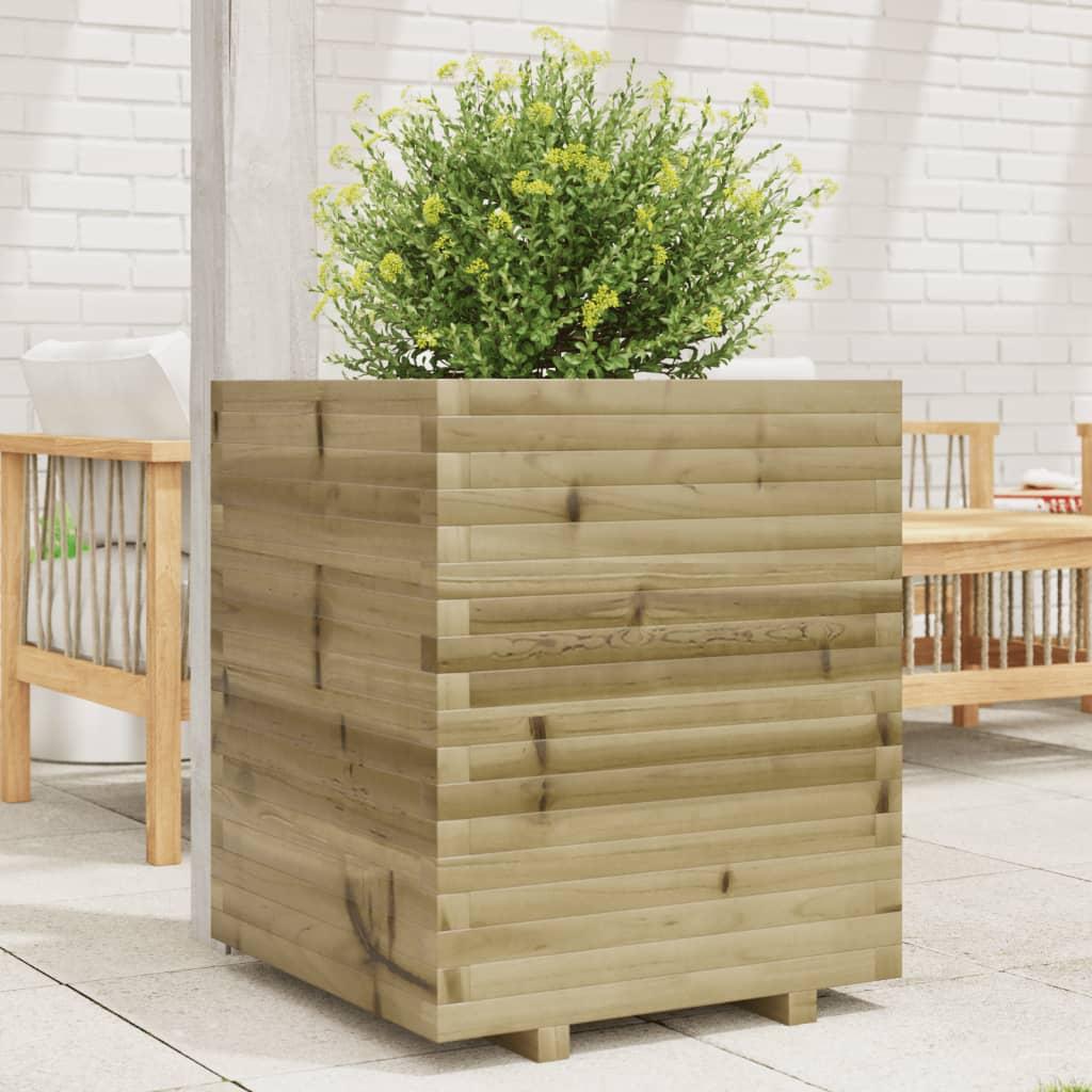 Plantekasse 60x60x72 cm imprægneret fyrretræ Plantekasse 60x60x72 cm imprægneret fyrretræ