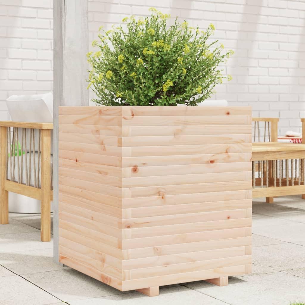 Plantekasse 60x60x72 cm massivt fyrretræ Plantekasse 60x60x72 cm massivt fyrretræ