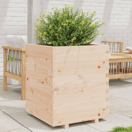 Plantekasse 60x60x72,5 cm massivt fyrretræ