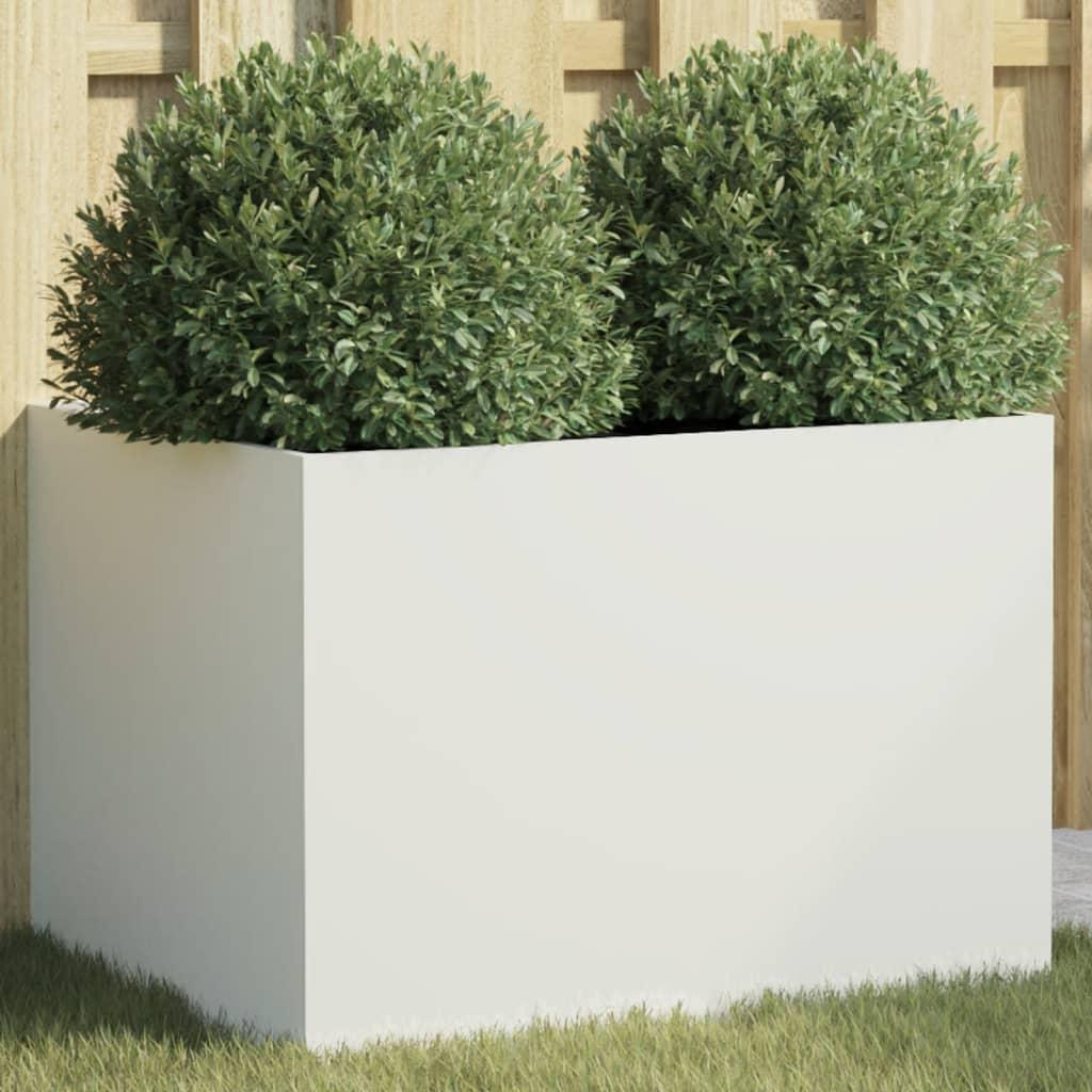 Plantekasse 62x47x46 cm stål hvid Plantekasse 62x47x46 cm stål hvid