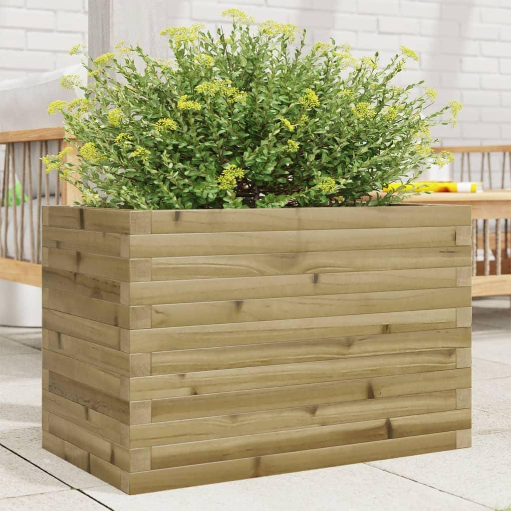 Plantekasse 70x40x46 cm imprægneret fyrretræ Plantekasse 70x40x46 cm imprægneret fyrretræ