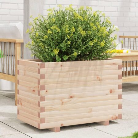 Plantekasse 70x40x49,5 cm massivt fyrretræ