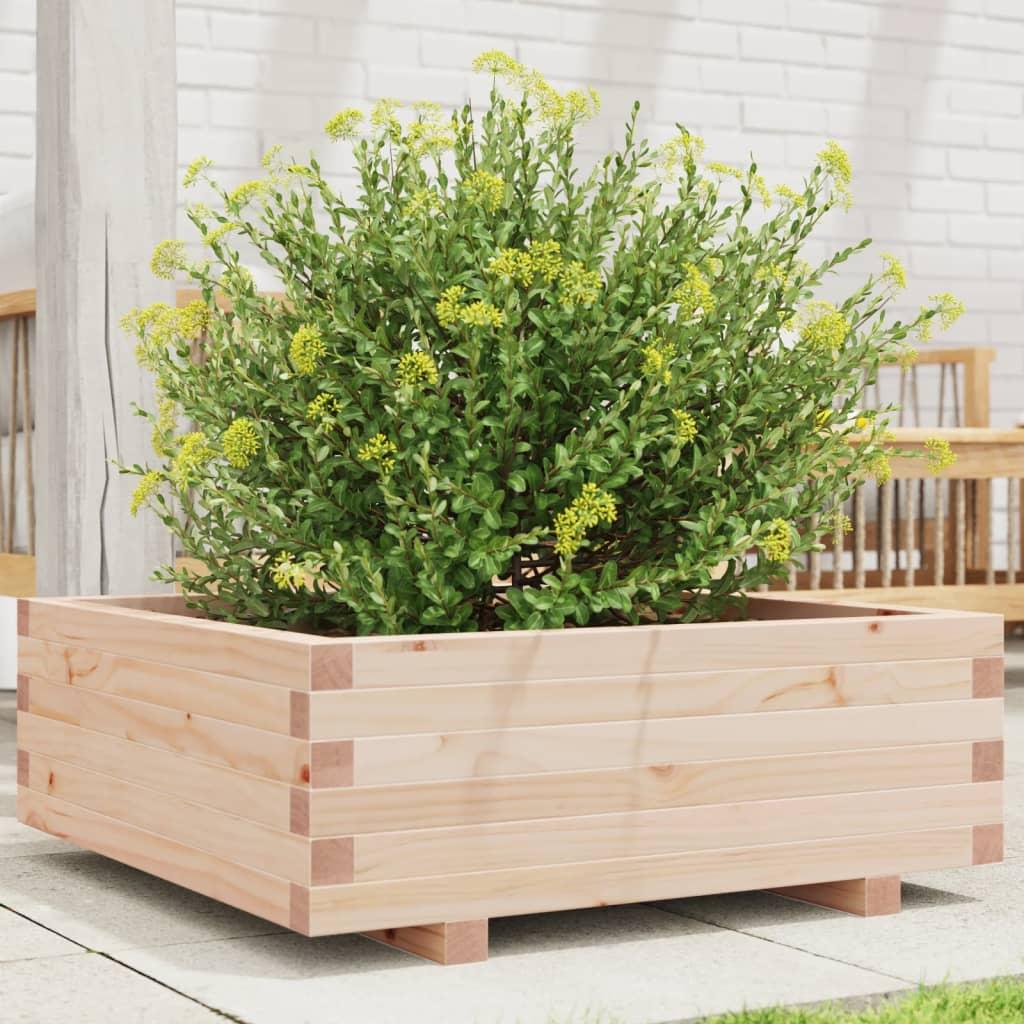 Plantekasse 70x70x26,5 cm massivt fyrretræ Plantekasse 70x70x26,5 cm massivt fyrretræ