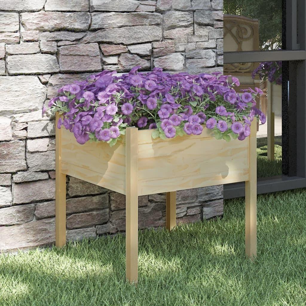 Plantekasse 70x70x70 cm massivt fyrretræ Plantekasse 70x70x70 cm massivt fyrretræ