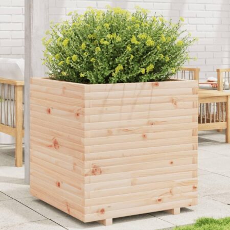Plantekasse 70x70x72,5 cm massivt fyrretræ