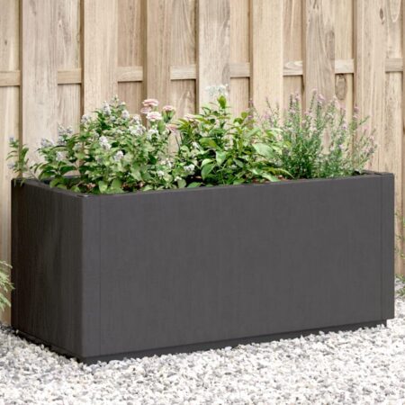 Plantekasse 80x36x35 cm PP mørkegrå