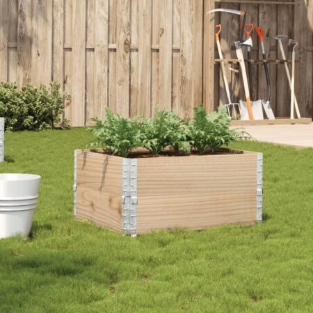 Plantekasse 80x60 cm massivt fyrretræ