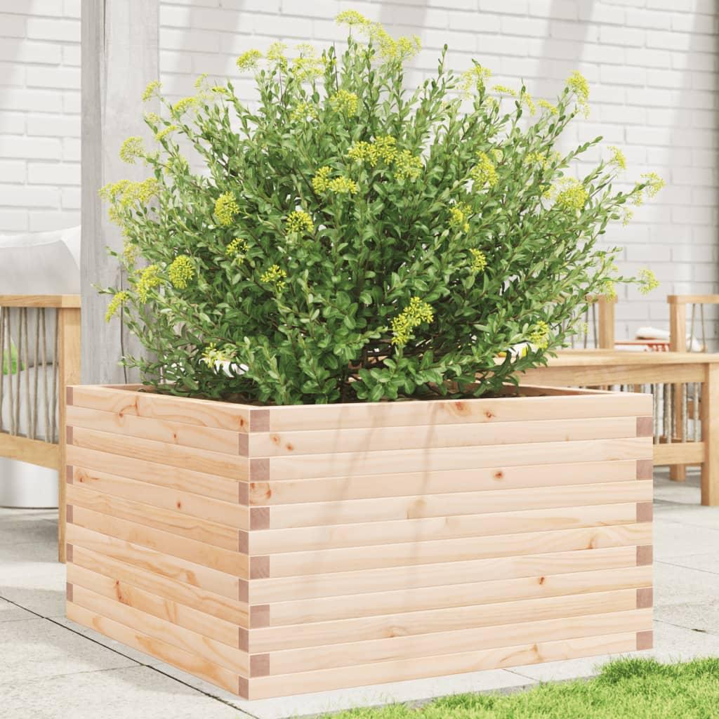 Plantekasse 80x80x45,5 cm massivt fyrretræ Plantekasse 80x80x45,5 cm massivt fyrretræ