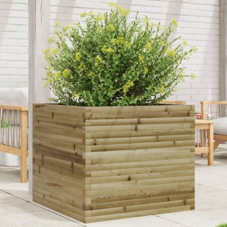 Plantekasse 80x80x68,5 cm imprægneret fyrretræ