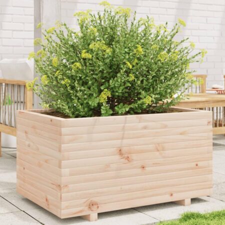 Plantekasse 90x60x49,5 cm massivt fyrretræ