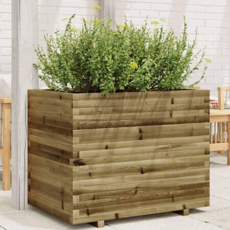 Plantekasse 90x60x72 cm imprægneret fyrretræ