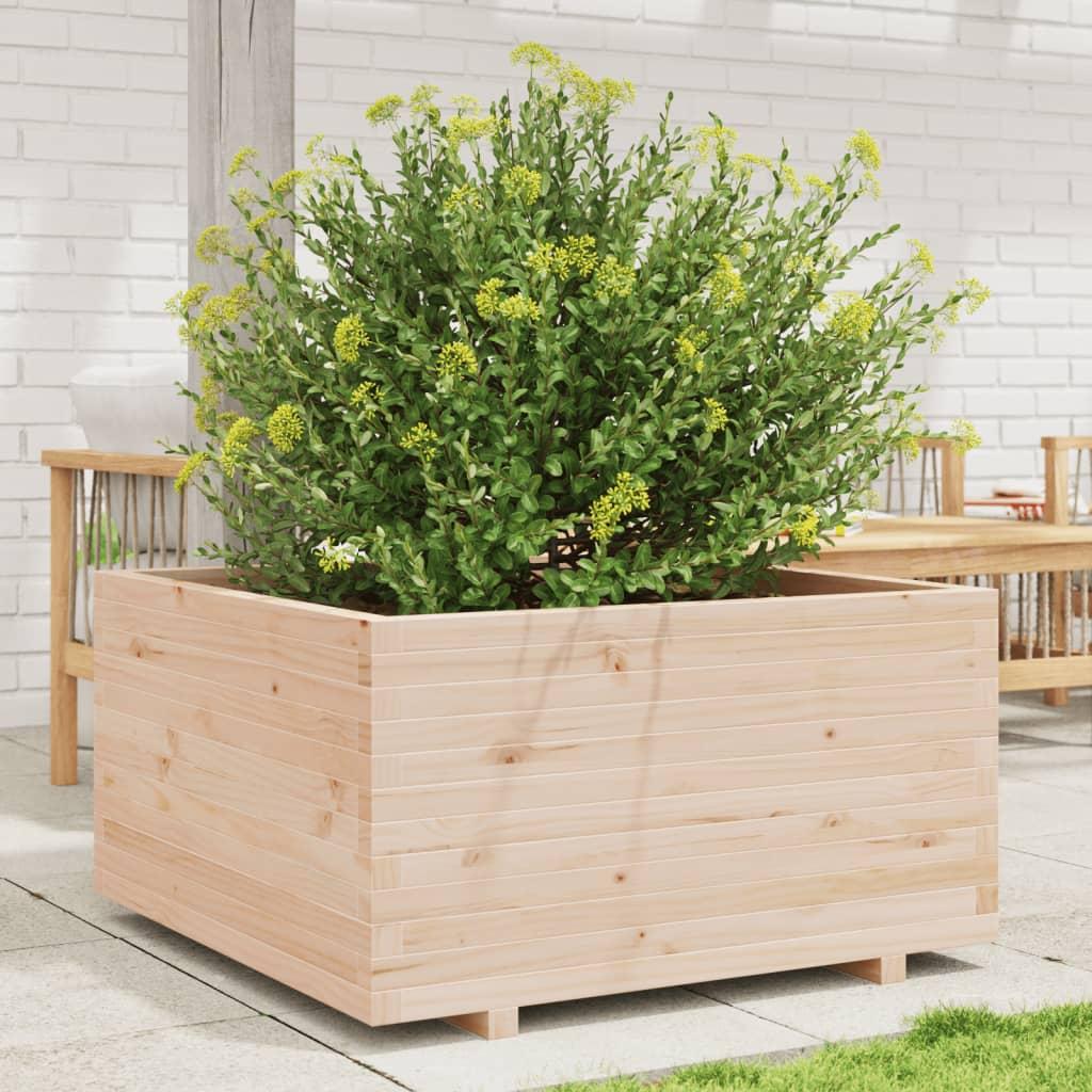 Plantekasse 90x90x49,5 cm massivt fyrretræ Plantekasse 90x90x49,5 cm massivt fyrretræ