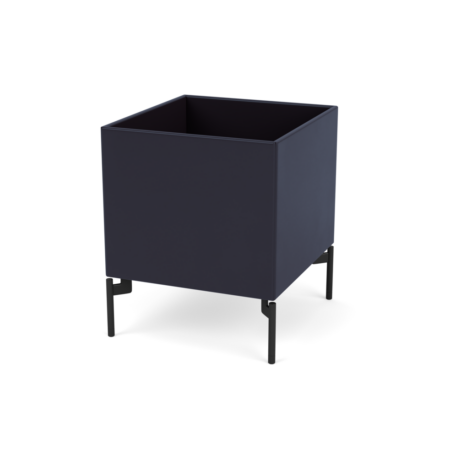 Plantekasse B35,4 cm fra Montana (Dybde: 38 cm, Shadow, Inkl. ben - black)