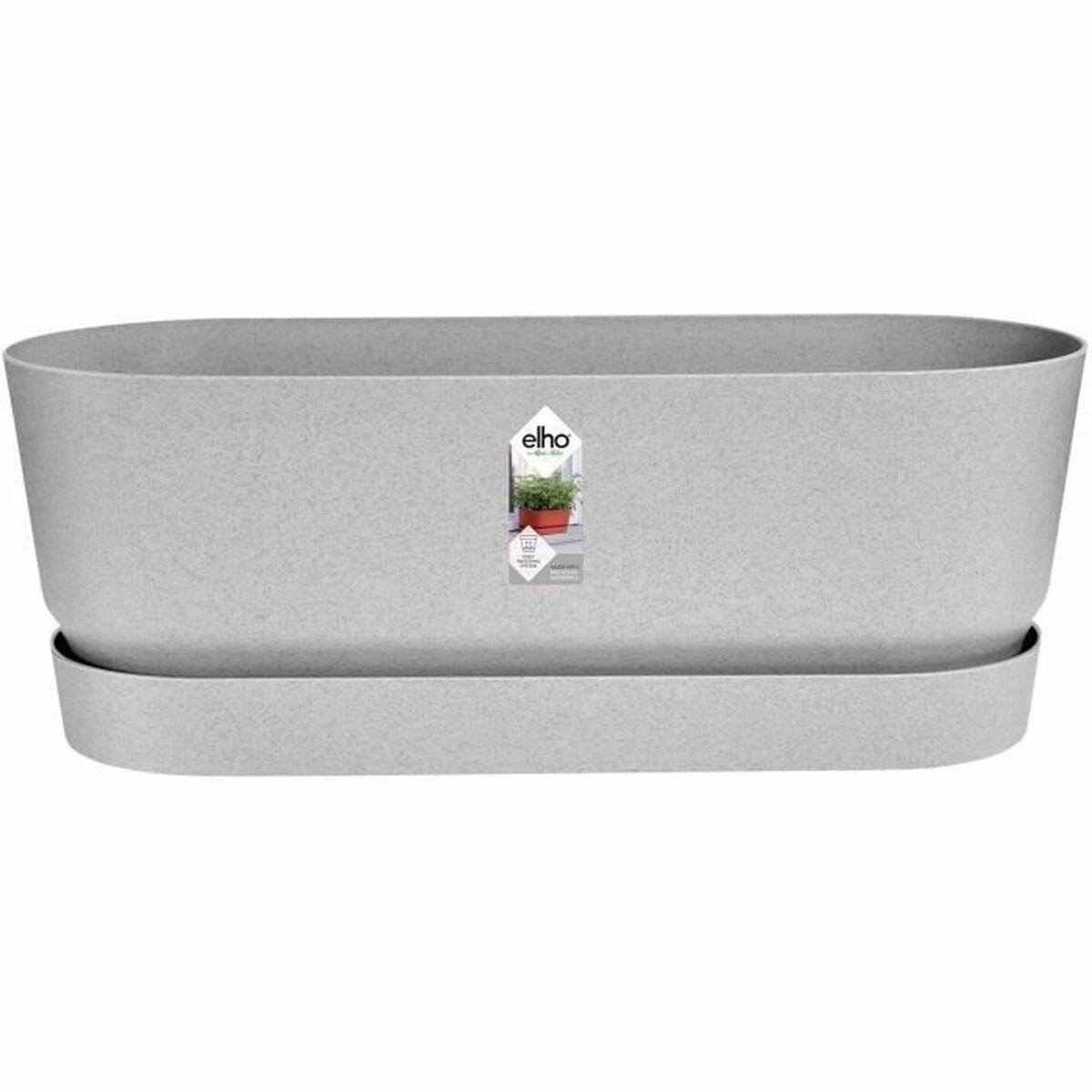 Plantekasse Elho Grå 50 cm Plastik Oval Plantekasse Elho Grå 50 cm Plastik Oval