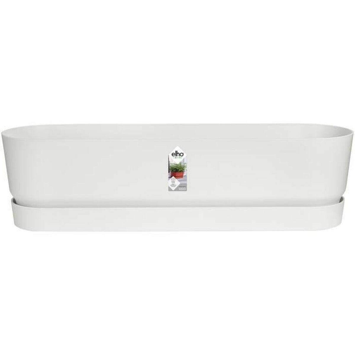 Plantekasse Elho Hvid 70 cm Plastik Plantekasse Elho Hvid 70 cm Plastik