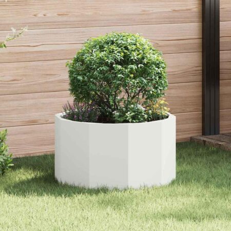 Plantekasse Hvid 60 x 60 x 35 cm Stål