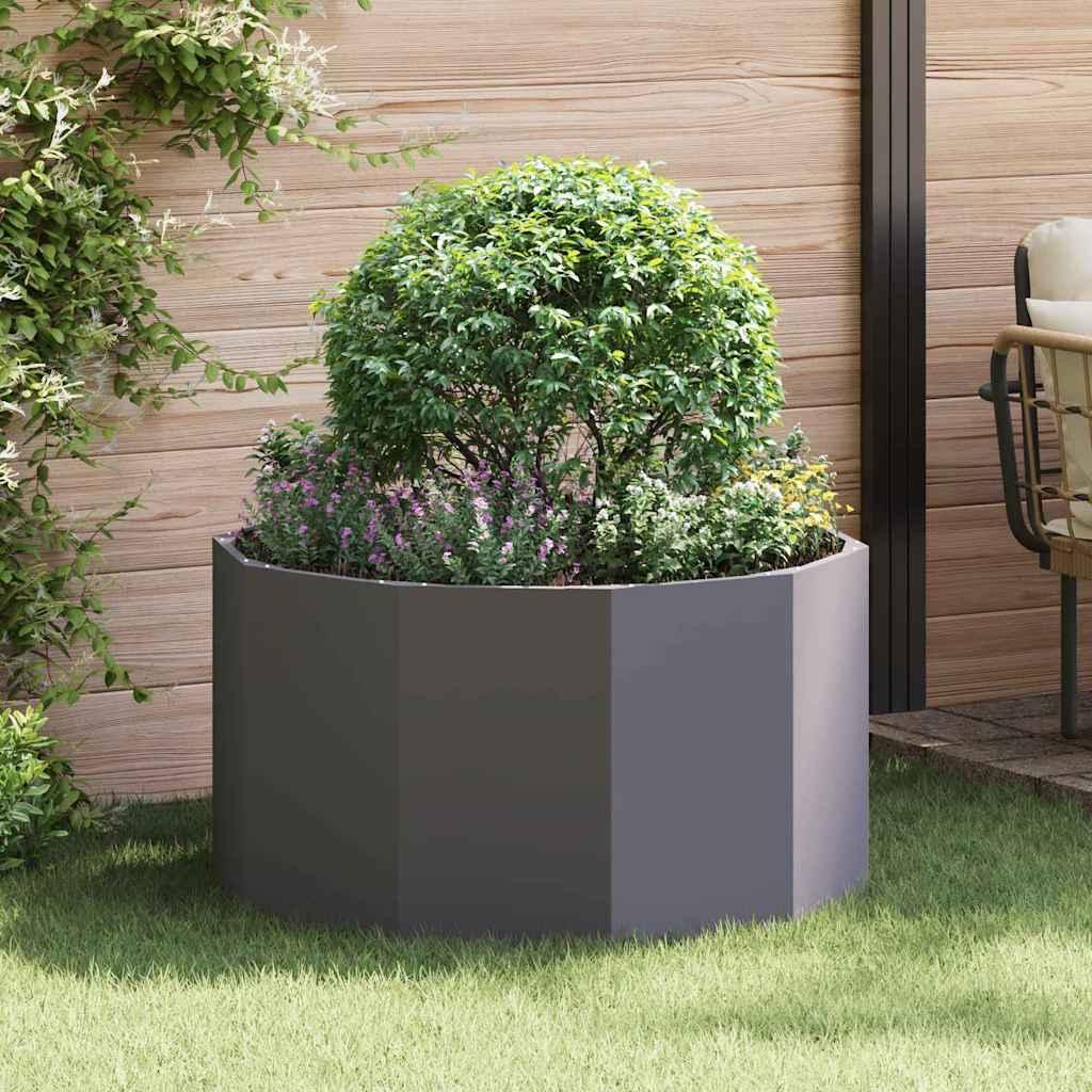 Plantekasse Sort 90 x 90 x 50 cm Stål Plantekasse Sort 90 x 90 x 50 cm Stål