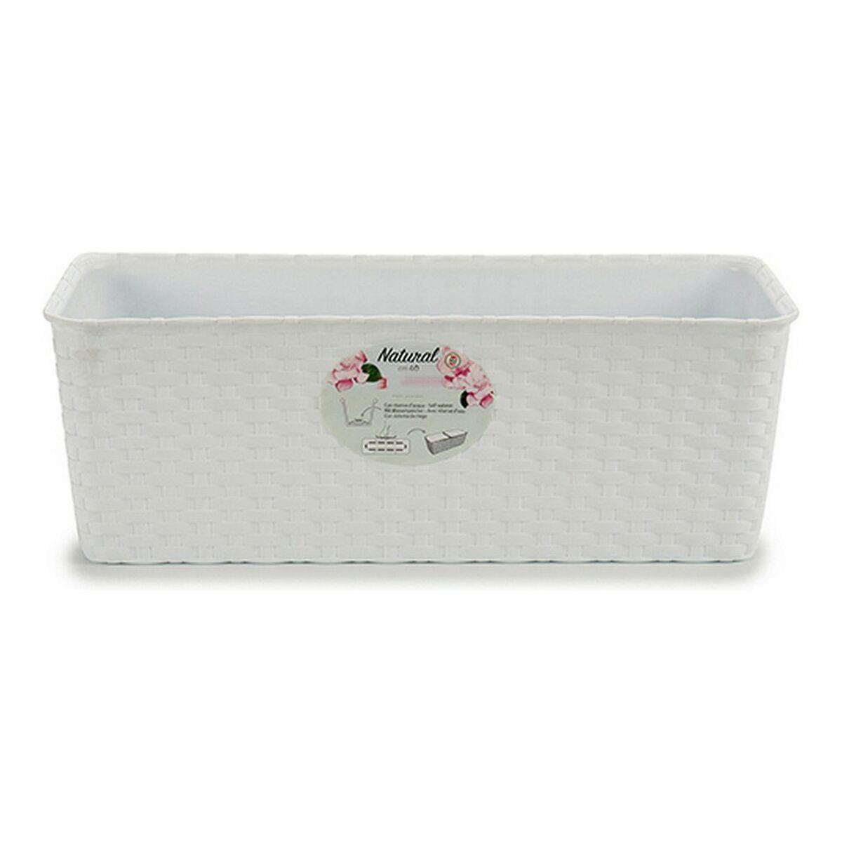 Plantekasse Stefanplast 73700 Hvid Plastik 15,5 x 13,5 x 39 cm Plantekasse Stefanplast 73700 Hvid Plastik 15,5 x 13,5 x 39 cm