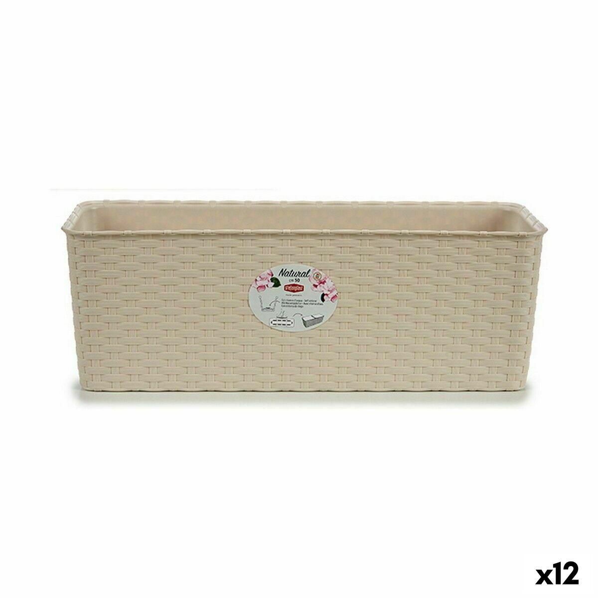 Plantekasse Stefanplast Beige Plastik 17,5 x 16 x 48,5 cm (12 enheder) Plantekasse Stefanplast Beige Plastik 17,5 x 16 x 48,5 cm (12 enheder)