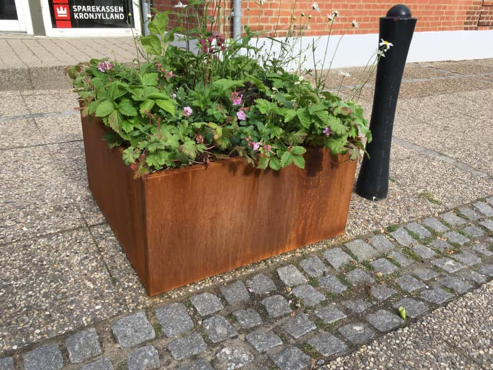 Plantekasse cortenstål - 80 x 80 x 40 cm Plantekasse cortenstål - 80 x 80 x 40 cm